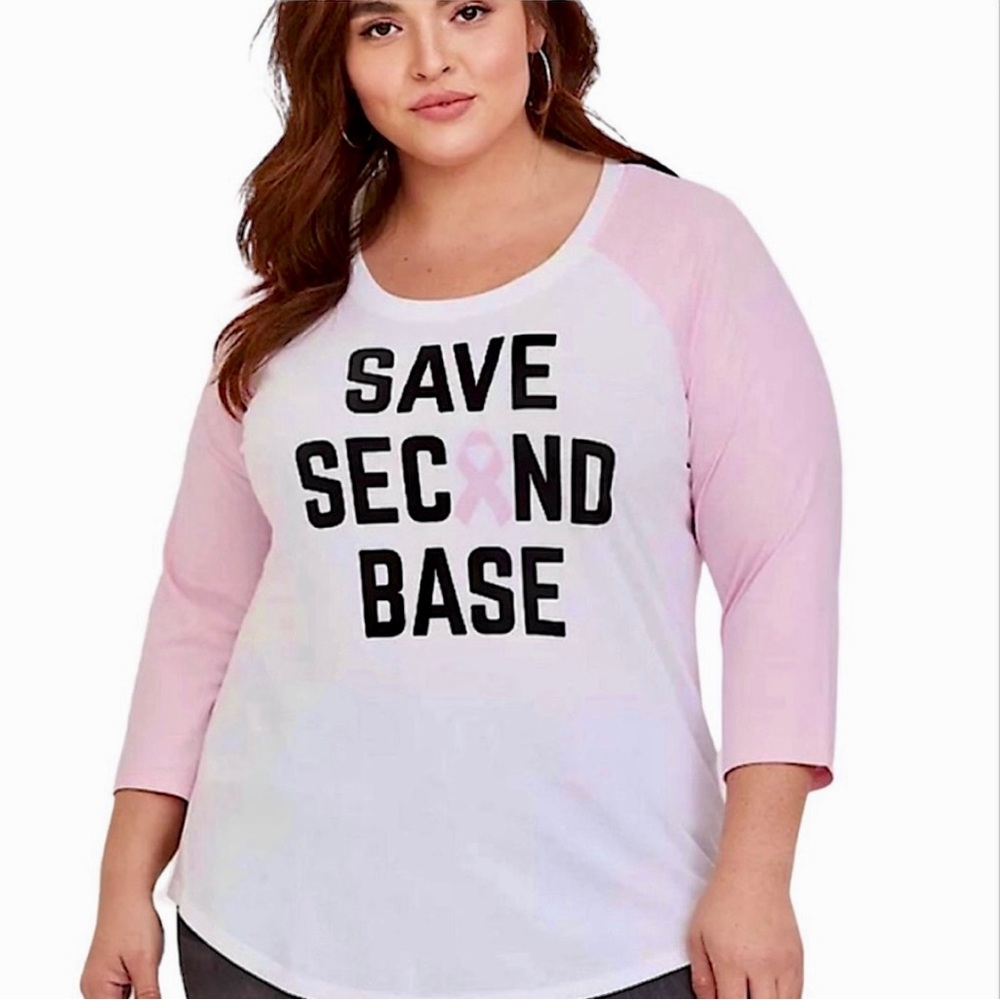 Torrid Save Second Base Raglan Tee